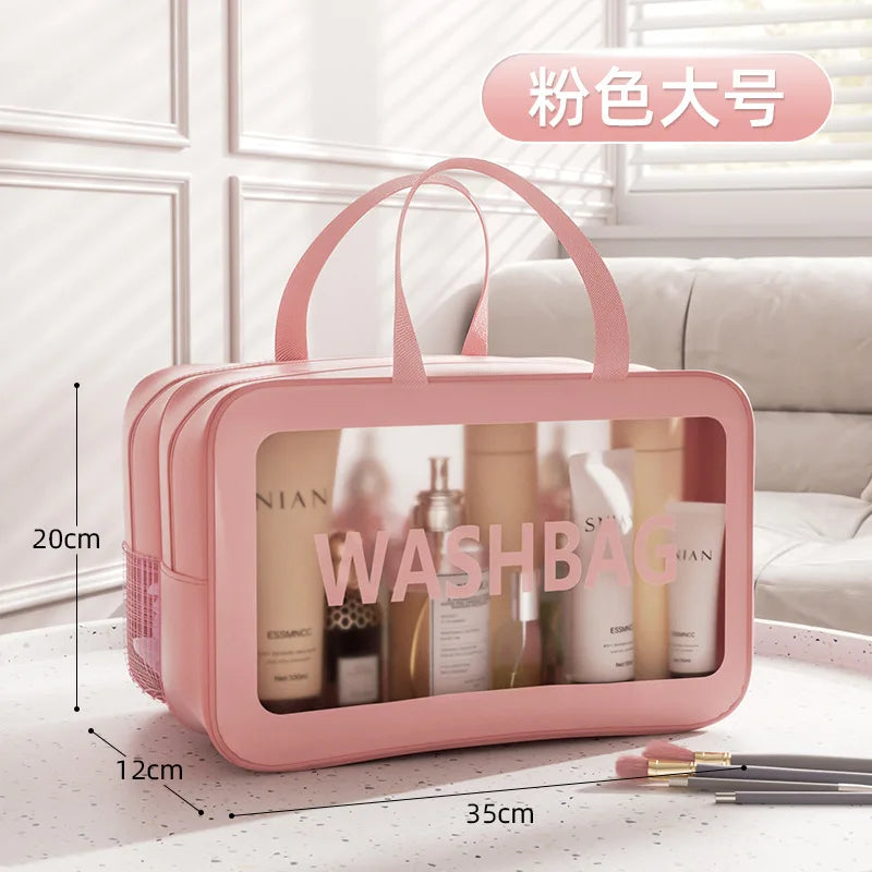 Large Waterproof Toiletry Bag | Portable Skincare Organizer