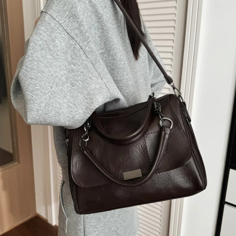 Luxury PU Leather Hand Bags for Women | Versatile Tote & Crossbody