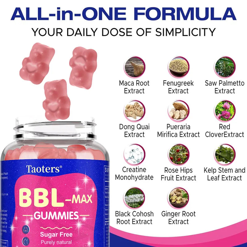 Breast Gummies for Development | Hair Growth Support