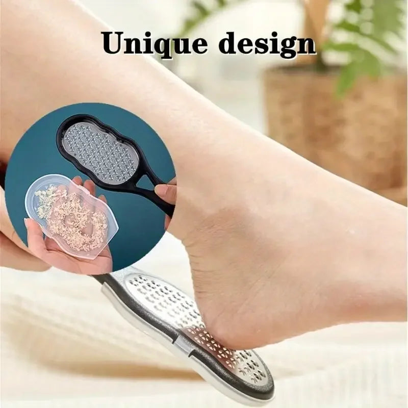Ergonomic Stainless Steel Foot File | Home Pedicure Essential