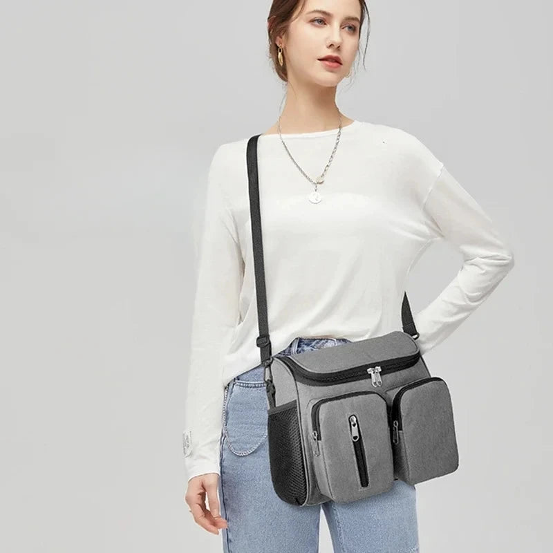 Large Capacity Baby Stroller Messenger Bag | Essential Mommy Organizer