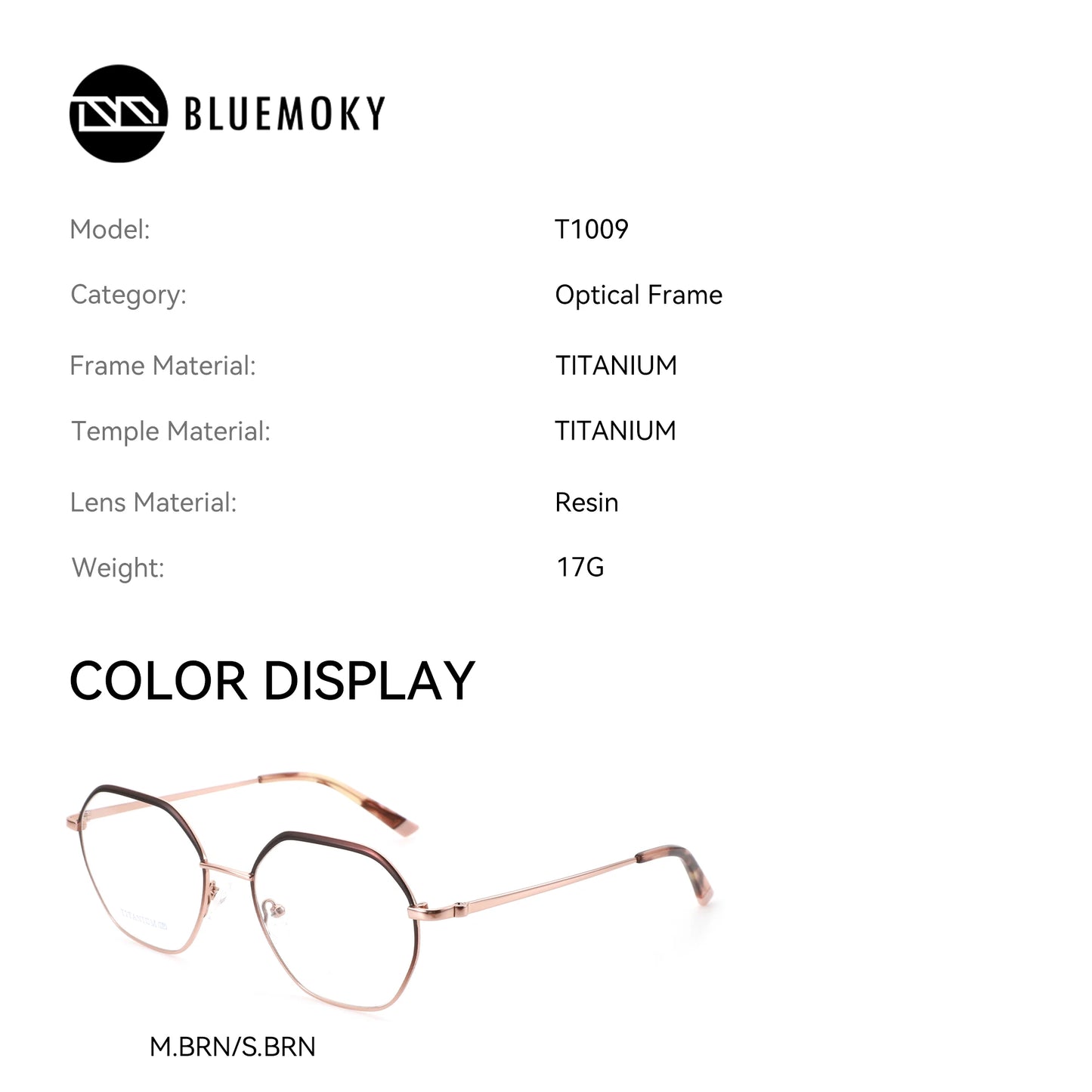 Stylish Women's Pure Titanium Prescription Glasses | Anti-Blue Light Eyewear