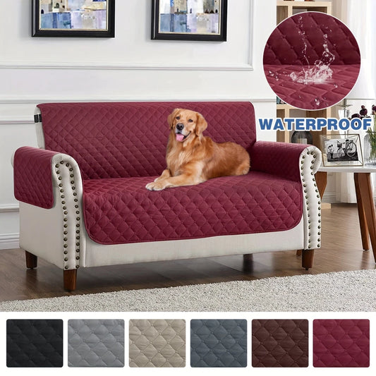 Waterproof Pet-Friendly Sofa Cover | Modern Diamond Pattern Slipcover