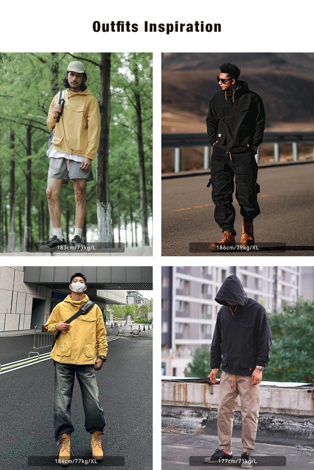 Men's Casual Multi-Pocket Hooded Jackets | Stylish Spring & Fall Wear