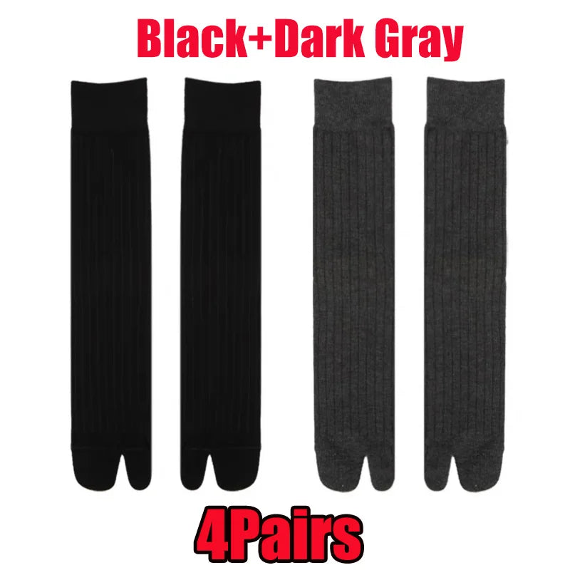 Stylish Cotton Tabi Socks for Women | Comfortable Two-Toed Socks