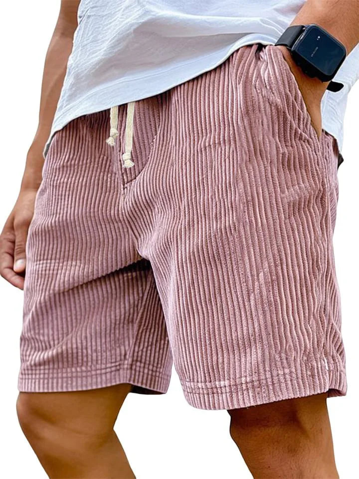 Men's Retro Corduroy Casual Shorts | Stylish Summer Essential