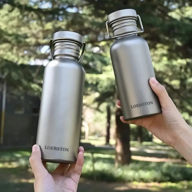 Durable Titanium Water Bottle for Outdoor Adventures | Sports Cycling Hiking
