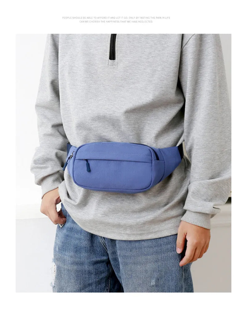 Casual Waist Bag for Men & Women | Large Phone Belt Pouch