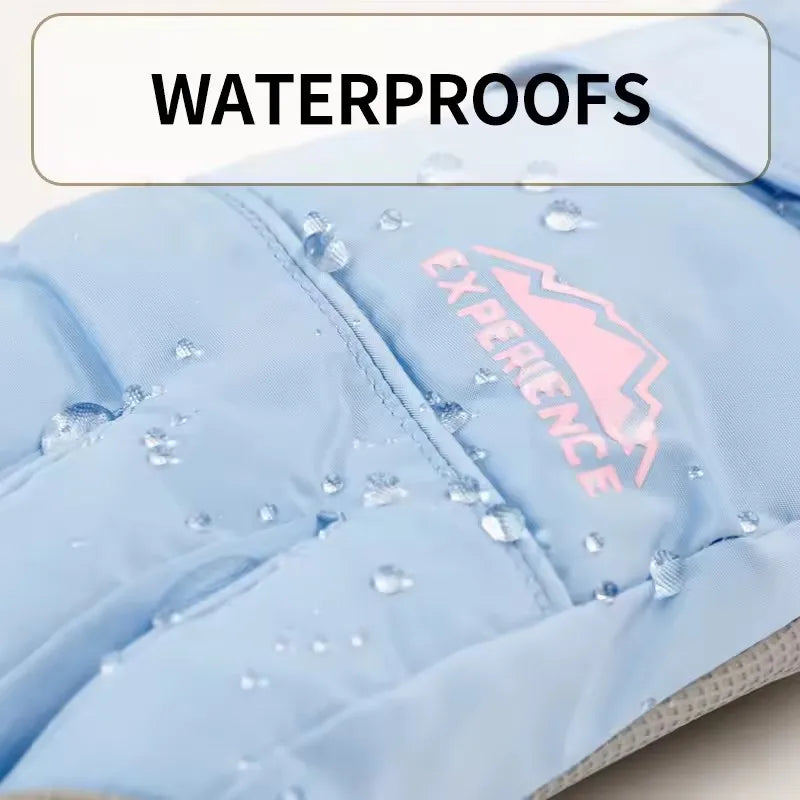 Guantes de esquí unisex para invierno | Guantes impermeables con pantalla táctil