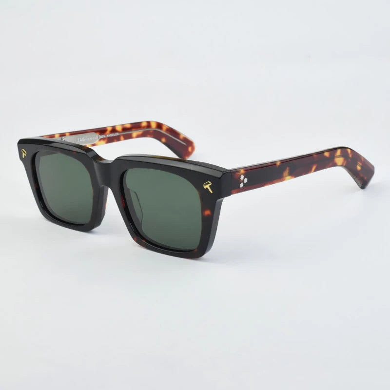 Men's Vintage Acetate Sunglasses | UV400 Stylish Eyewear