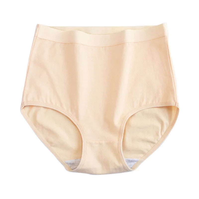 Plus Size High Waist Cotton Briefs for Women | Breathable Comfort