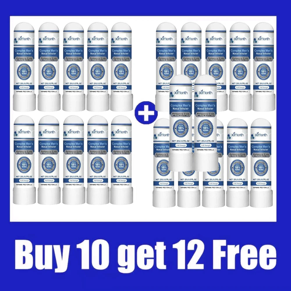 Men's Energy Enhancer Nasal Inhaler | Boost Endurance & Refresh