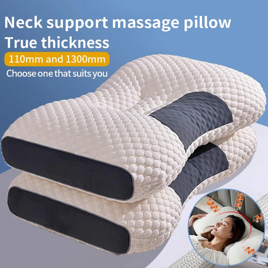 Cervical Orthopedic Neck Pillow for Sleeping Memory Massage Pillow Neck Support Relief Pain Spine Alignment Adult Bed Pillow