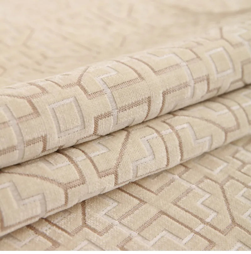 Non-Slip Geometric Chenille Sofa Cover | Universal All-Seasons Towel