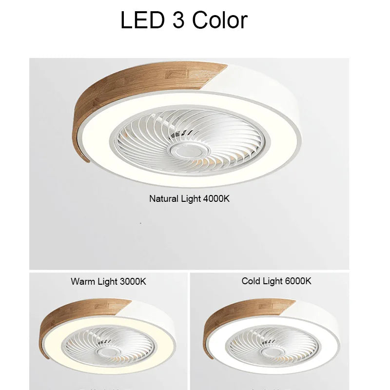52CM Ceiling Fan Light with Remote Control | Modern Home Comfort