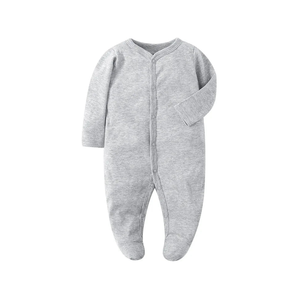 Unisex Baby Long Sleeve Cotton Bodysuit | Soft & Stylish Infant Clothing