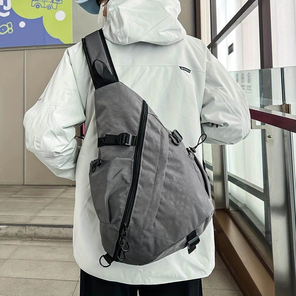 Large Capacity Chest Bag, Sports Shoulder Bag, Cycling Bag, Workwear Bag, New Functional and Versatile Crossbody Bag