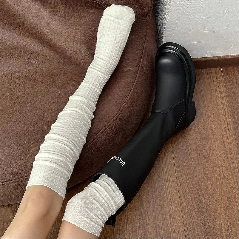 Stylish Knee Length Stockings for Women | Chic & Slimming Fashion
