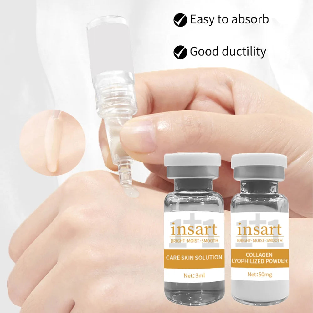 Anti-Aging Collagen Lyophilized Powder Facial Serum | Firming Set
