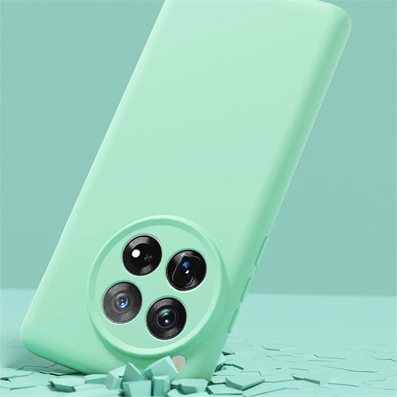 Luxury Shockproof Liquid Silicone Case for OnePlus Devices