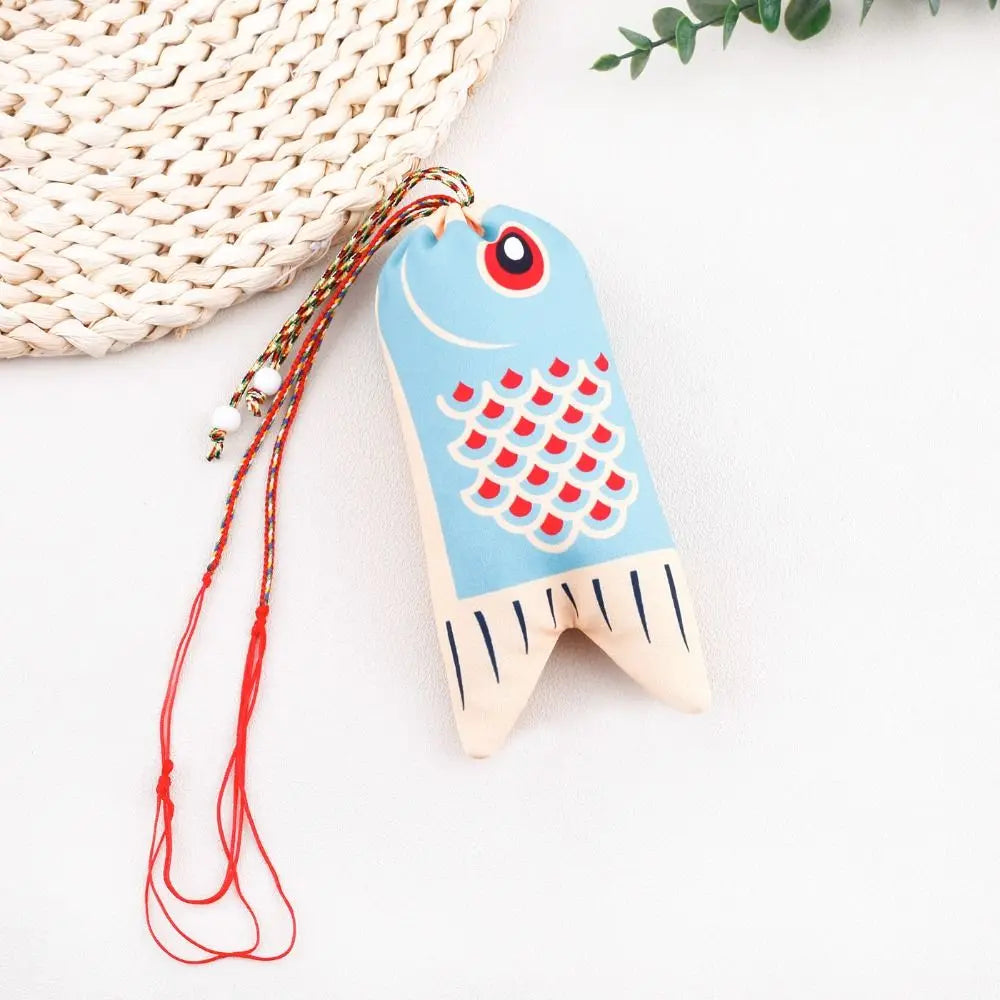 Koi Carp Blessing Bag | Japanese Style Ethnic Jewelry Pouch
