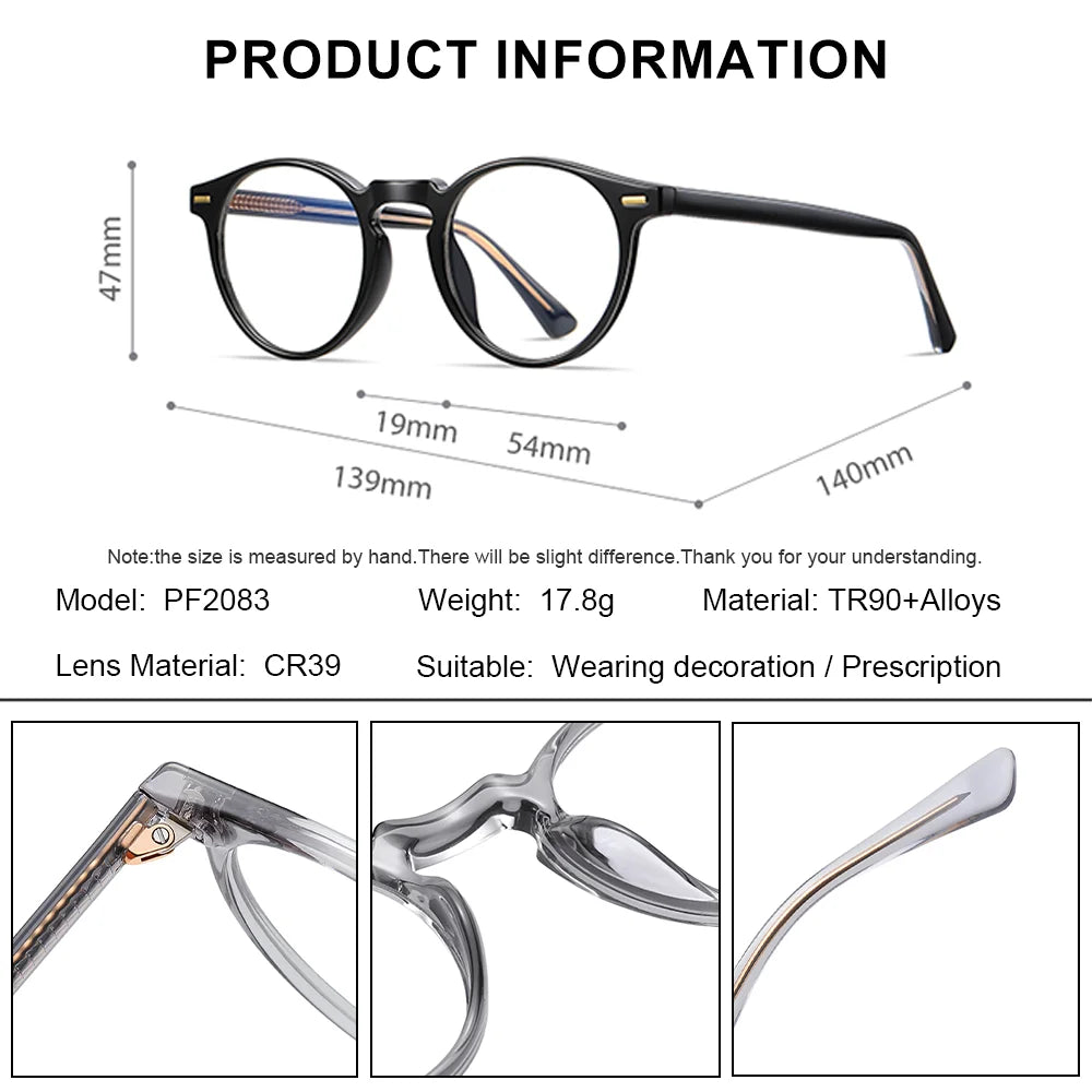 Stylish Women's Geometric Prescription Glasses | Blue Light Blocking