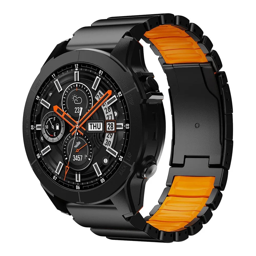 22/26mm Titanium Rubber Watch Strap | Durable & Stylish Replacement Band