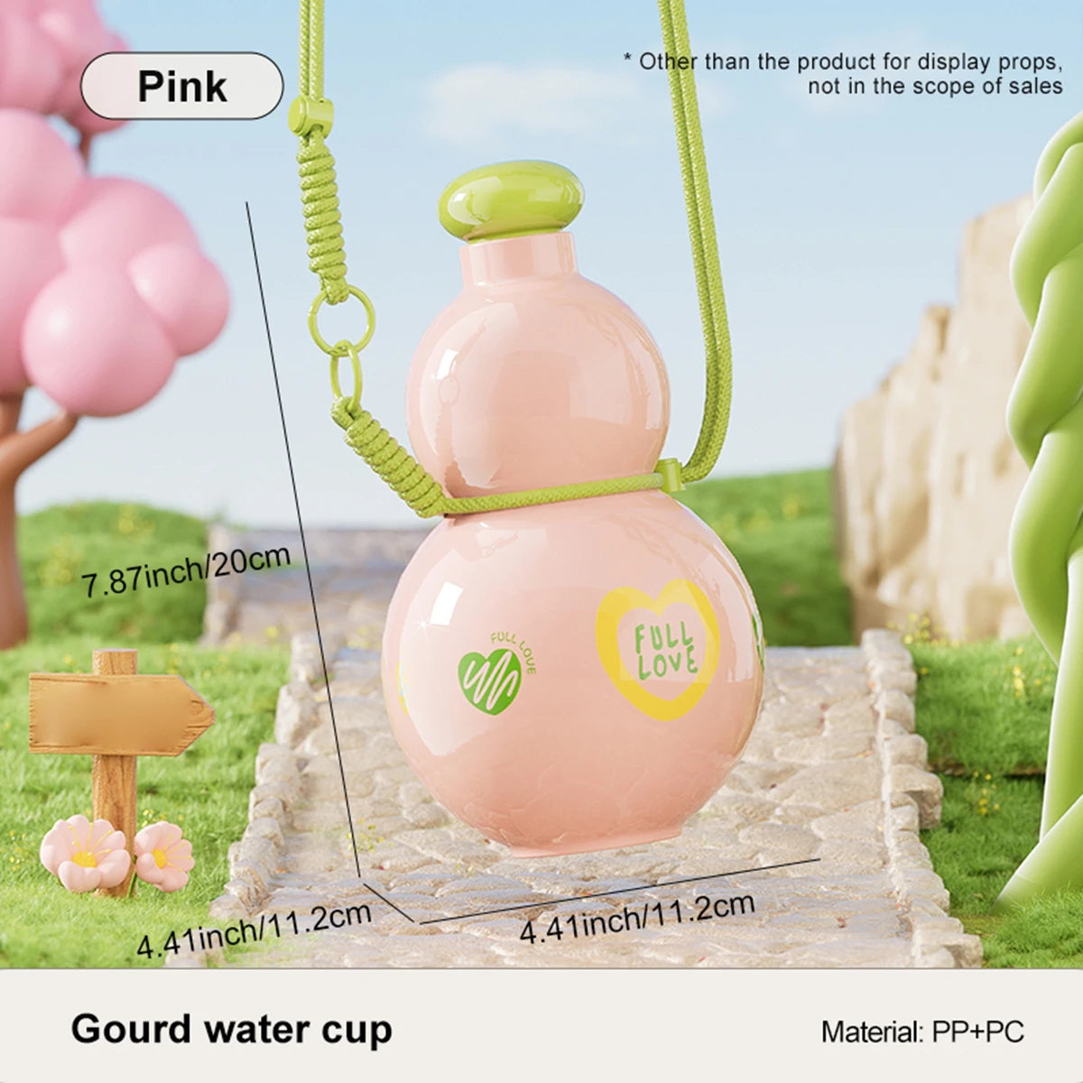 Large Capacity Sports Water Bottle | Portable Gourd Water Cup