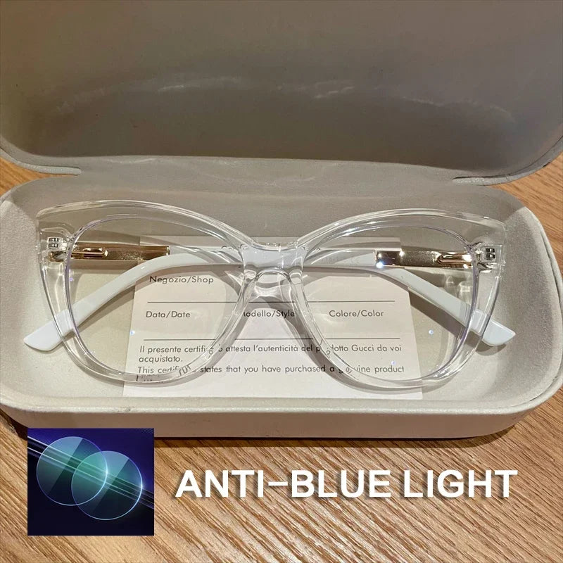 Fashion Cat Eye Blue Light Reading Glasses for Women