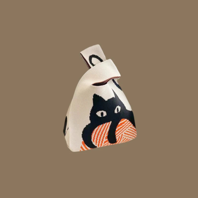Women Mini Knot Wrist Bag | Handmade Fashion Tote for Everyday Use