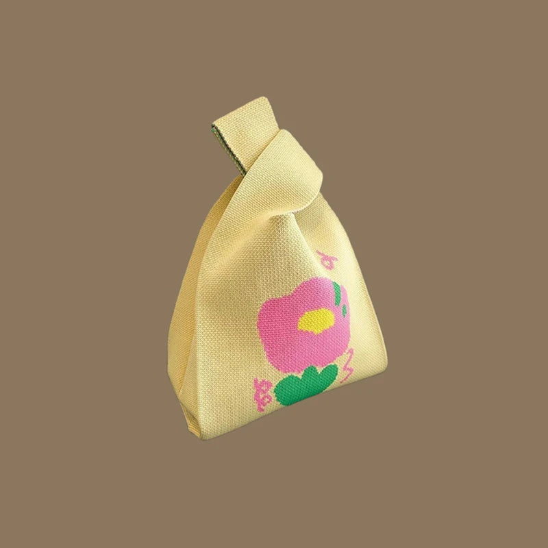 Women Mini Knot Wrist Bag | Handmade Fashion Tote for Everyday Use
