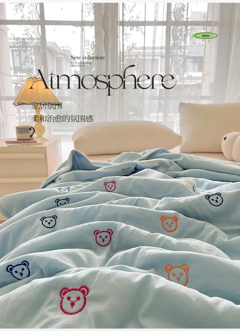 Breathable Summer Quilt | Soft Cotton Bedding for Ultimate Comfort