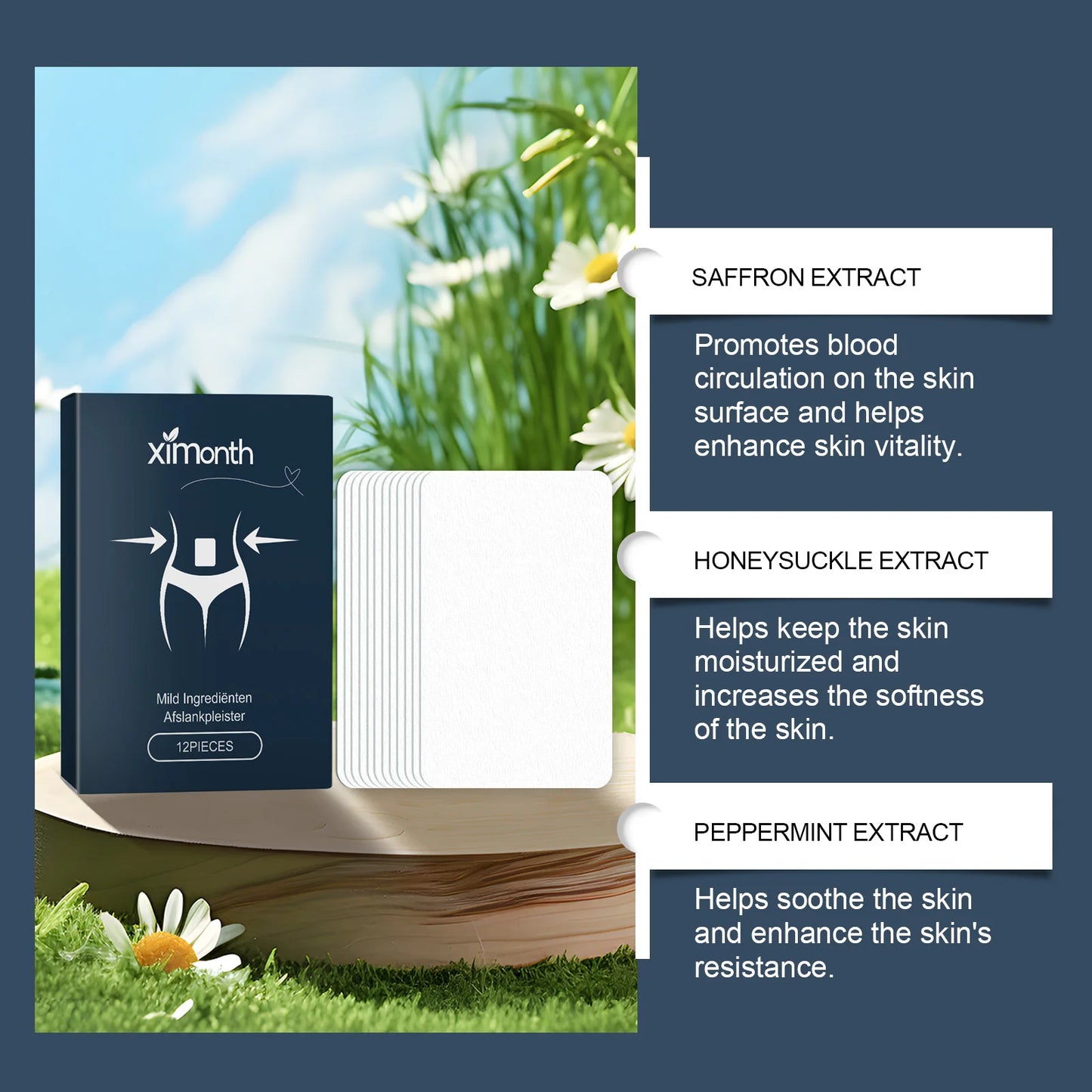 Body Care Patch - Enhance Contours with Breathable Navel Comfort