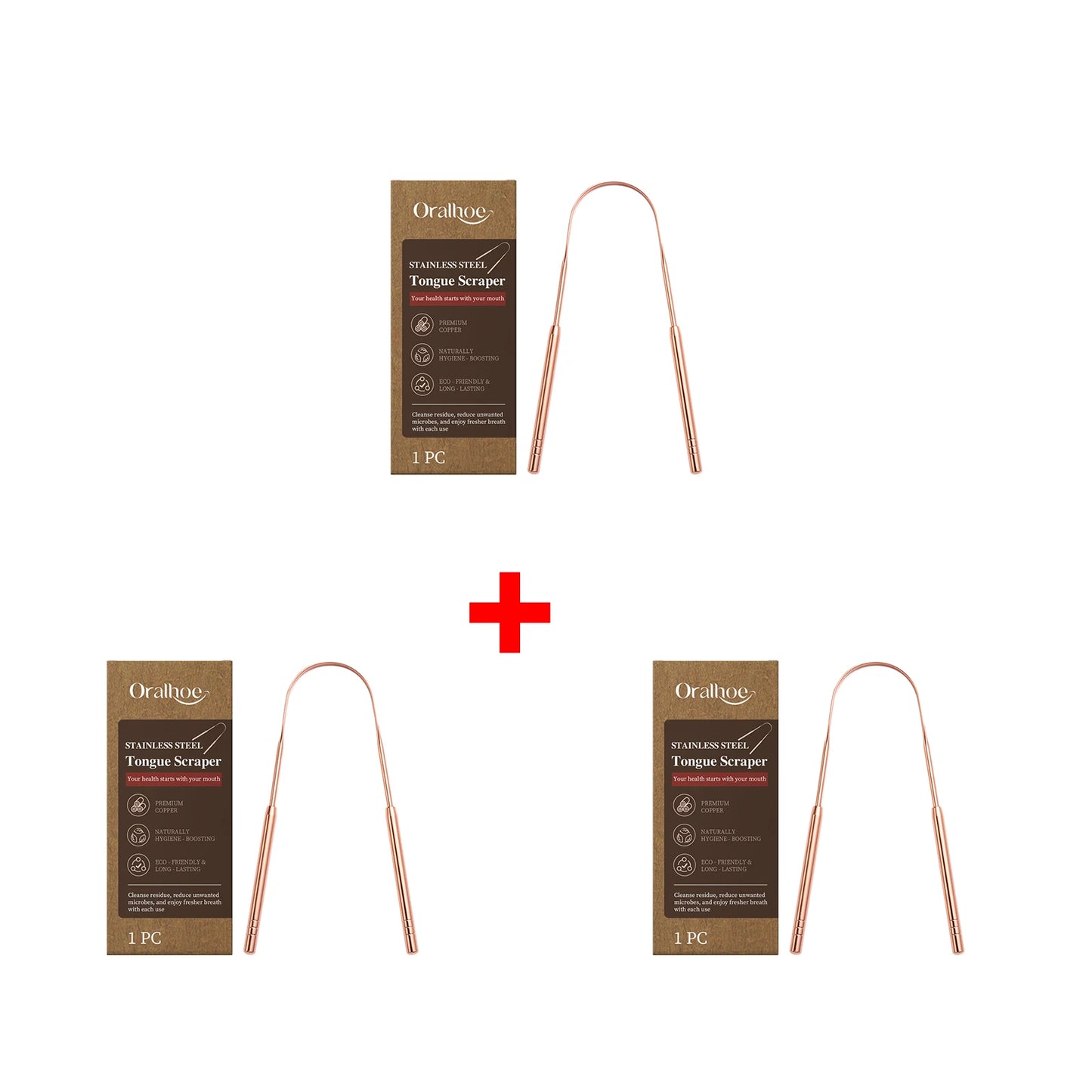 Stainless Steel Tongue Scraper | Freshen Breath & Enhance Oral Care