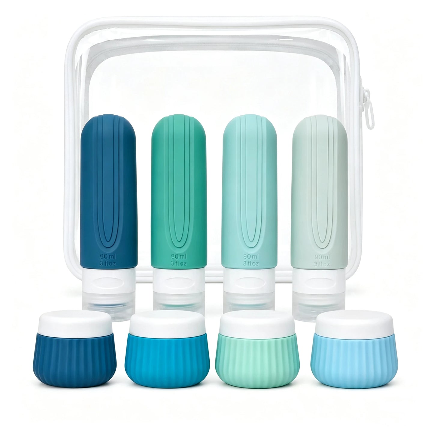 Leakproof 8Pcs Travel Bottle Kit | Perfect for Shampoo & Lotion