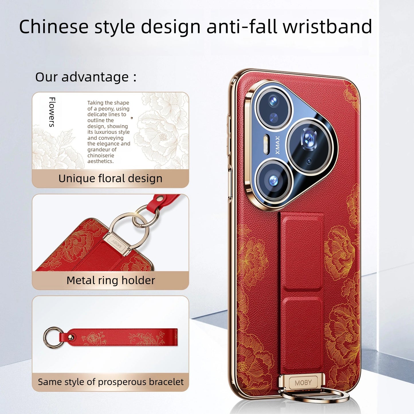 Elegant 4-in-1 Phone Case | Luxury Protection for Your Phone