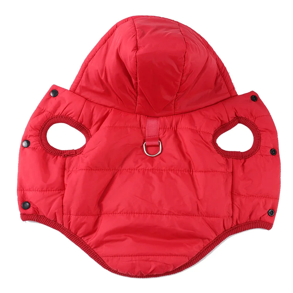 Winter Fleece Pet Jacket | Warm Waterproof Hoodie for Cats & Dogs