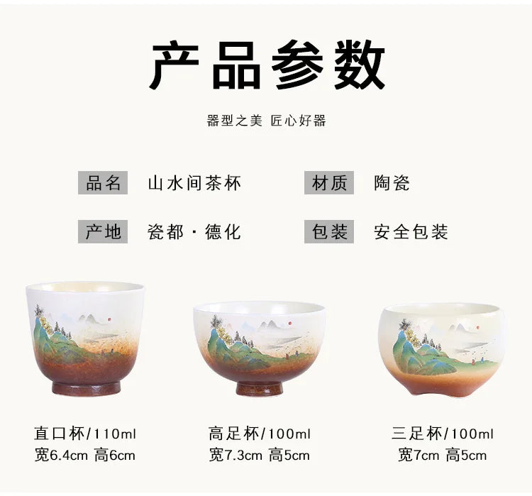 Handmade Vintage Ceramic Teacup | Japanese Coarse Pottery Mug