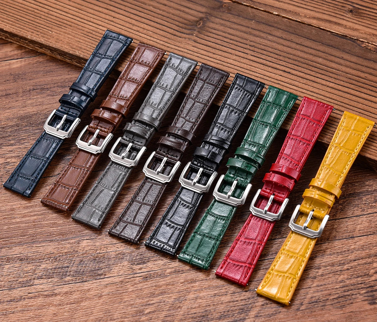Quality Leather Watch Bands | Universal Slub Pattern Straps