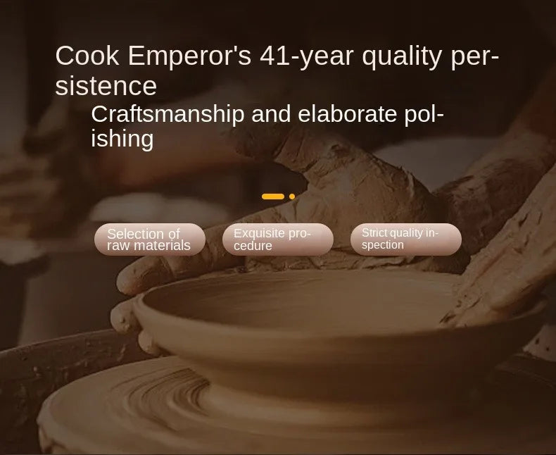 High-Temperature Resistant Ceramic Casserole Pot for Gas Stoves