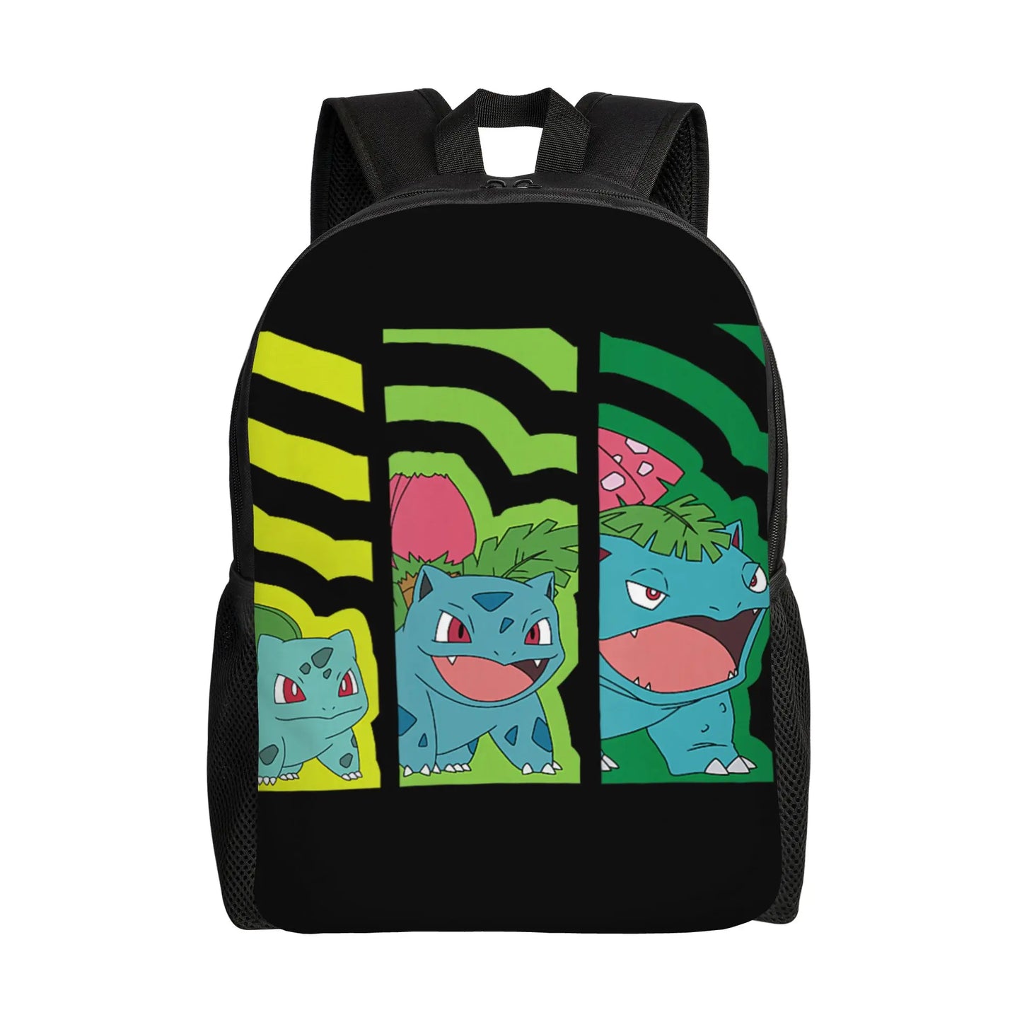Retro Grass Type Pokemon Backpack | Large Capacity Daypack
