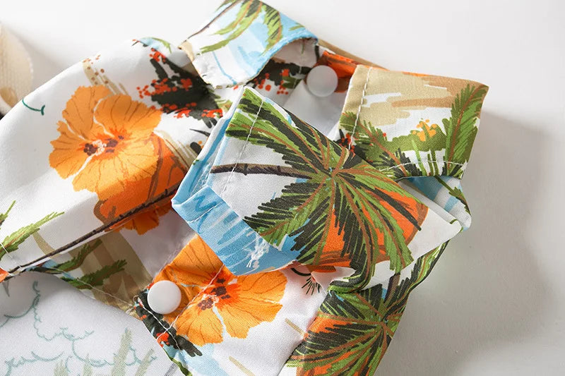 Summer Lightweight Pet Clothes | Stylish Dog & Cat Hawaiian Shirt