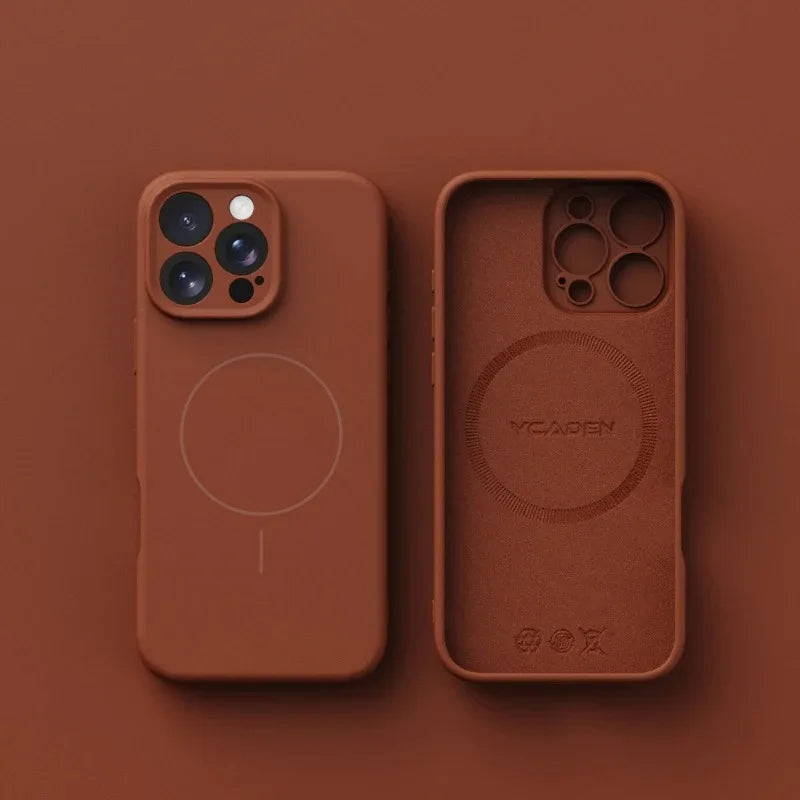 Magnetic Luxury Wireless Charger Case for iPhone | Soft Silicone