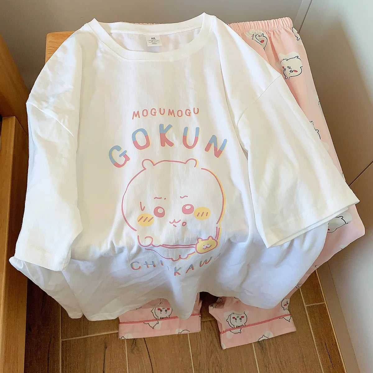 Cute Cartoon Pattern Summer Pajamas for Relaxed Comfort