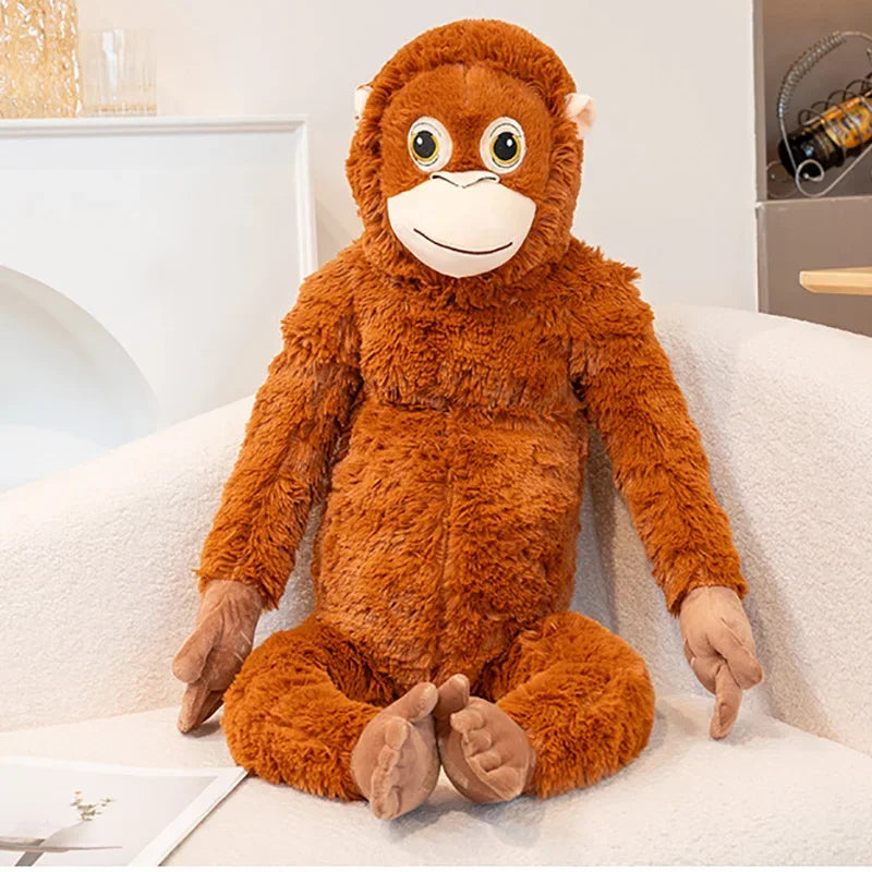 Cartoon Gorilla Plush Toy | Soft Stuffed Doll for Kids and Decor