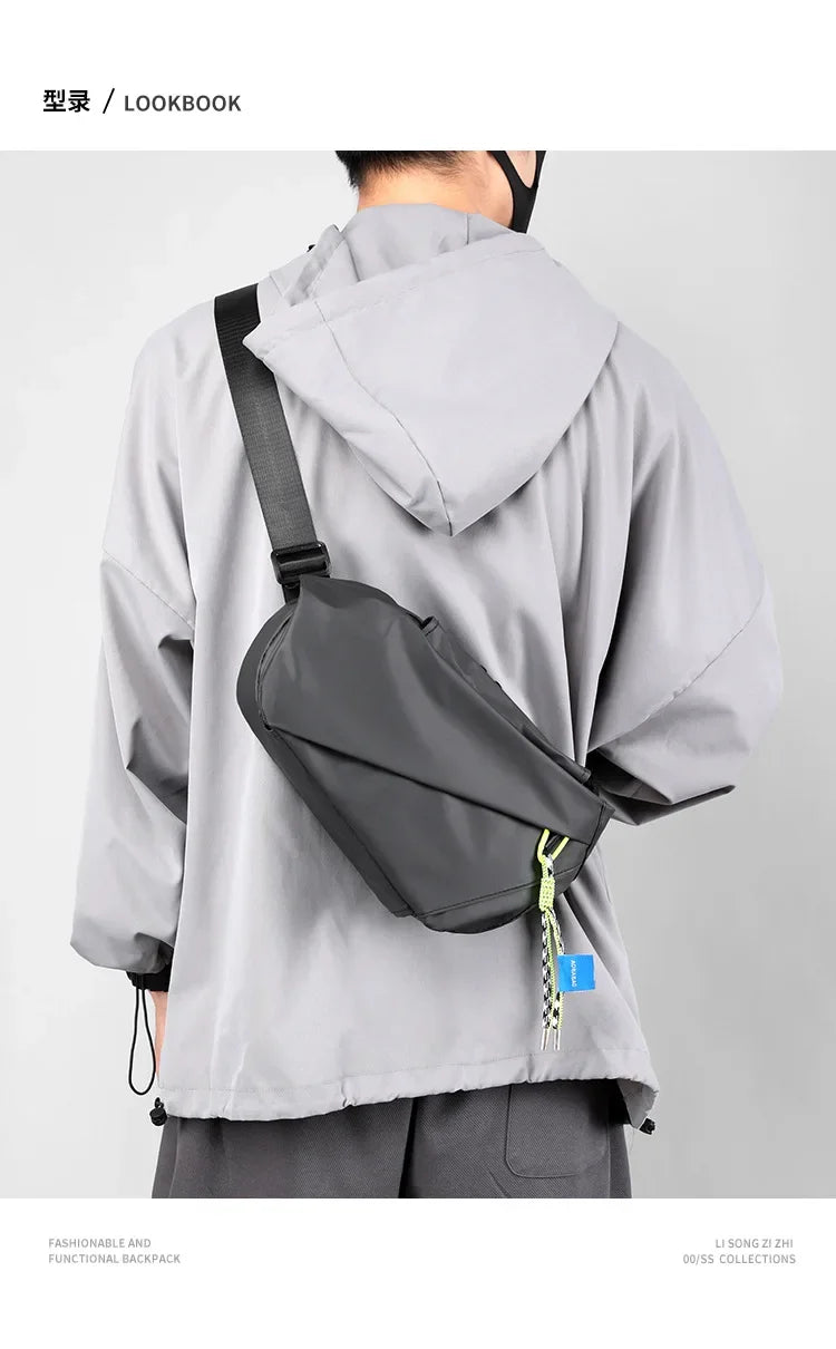 Large Capacity Waterproof Shoulder Chest Bag for Outdoor Sports