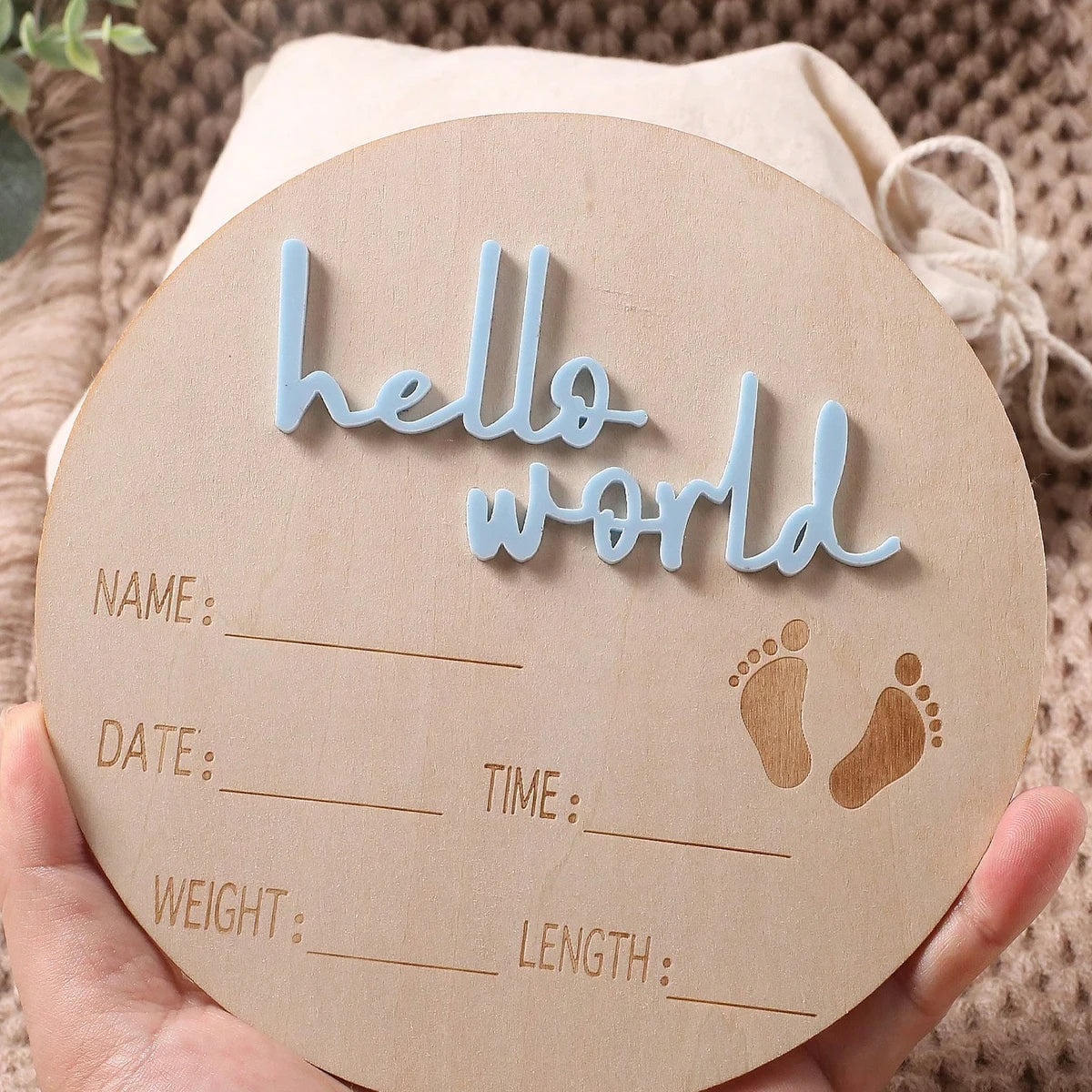 Newborn Baby Photo Props | Cute Wooden Photography Ideas