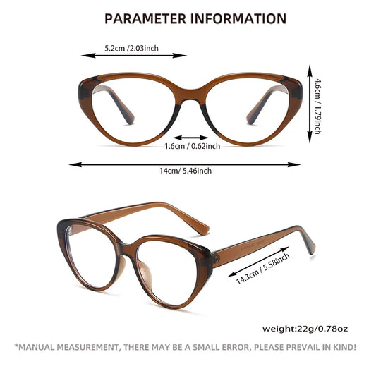 Gafas Ojo de Gato Modernas para Accesorios de Moda Urbana Unisex