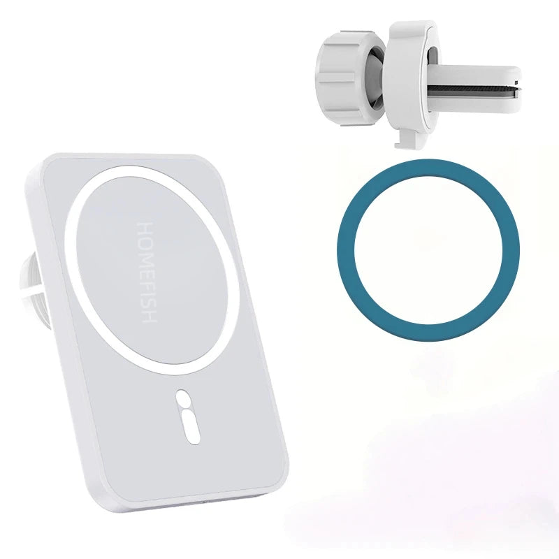 Magnetic Car Wireless Charger | Fast Charging Phone Holder Stand