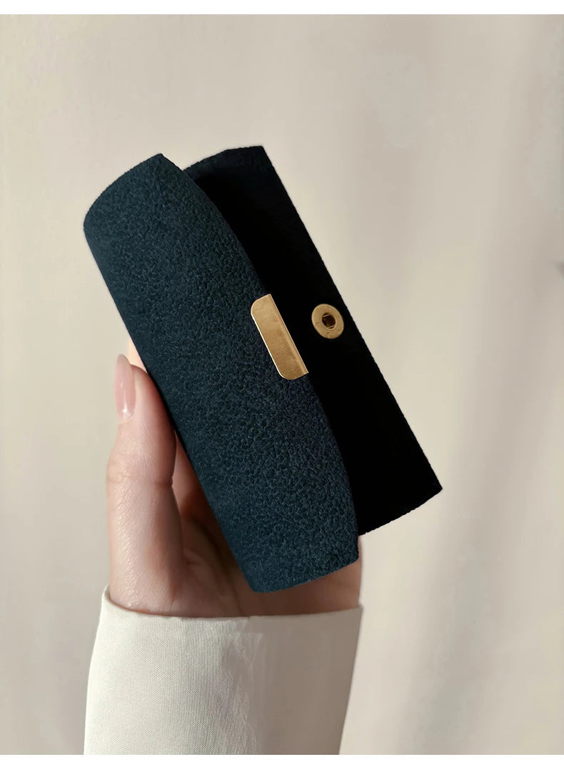 Portable Mini Jewelry Storage Box for Business Trips | Light Luxury